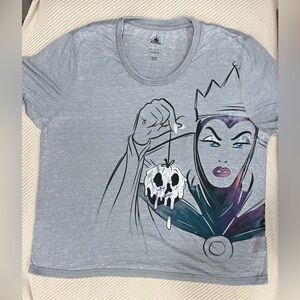 Disney Evil Queen Poison Apple Graphic Tee Short Sleeve Shirt Women’s Size XL